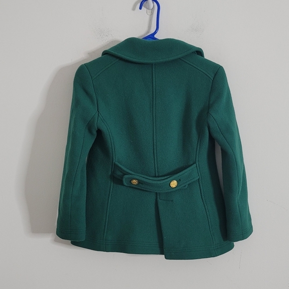 J.Crew Green Wool Stadium cloth by nello gori Coat - Picture 5 of 8